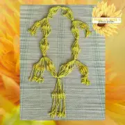 Oshun Mazo Necklace Collar Orisha Yoruba Santeria Altar Santo Osha Religious IFA