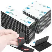 10Pcs Strong Self-Adhesive Hook & Loop Tape Heavy Duty Fastener Pads DIY Use