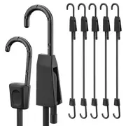 Bungee Cords with Hooks, Adjustable Heavy Duty Outdoor Elastic Bungee Straps,...