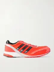 [adidas Originals] adidas Originals - Adizero Adios Og Rubber-trimmed Mesh Sneakers - Red - UK 6.5 UK 6.5 Red