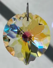 50mm Star Daffodil Crystal Clear AB Pendant Prism Suncatcher 2"