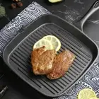 Kitchen Non-Stick Square Pre-Seasoned Griddle Grill Pan Frying Pan Skillet