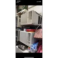 在飛比找蝦皮購物優惠-二手中古0.8噸窗型冷氣，110v，國際，三洋，聲寶都有，保