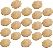 [OSALADI] 100pcs Stair Cover Wood Plugs for Screw Holes Screw Covers Caps 2x4 End Cap Wooden Hole Plugs Wooden Dowels for Crafts Plug for Furniture Holes Cabinet Hole Plugs Button Plugs Cork