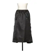 Sacai Elasticated Waist Drawstring Skirt 0,1,2 black