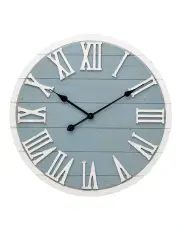 [Toki] Belle Wall Clock 60cm in Blue/White