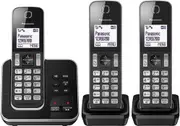 Panasonic KX-TGD323 Triple Cordless Phone System with Answering Machine