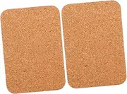 Gogogmee Diy Cork Punching Pad 2pcs Soft Cork Board Pad Punch Mat for Diy Board Mat Craft Punching for Home