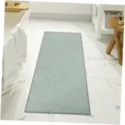 Bathroom Runner Rug, Absorbent Long Bath Mat Quick Dry, 20x47 inch Sage Green