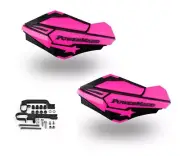 Powermadd Sentinel Handguards Guards Kit Pink Snowmobile Snow Ski Doo Summit
