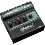 Radial Engineering Stage Control Presenter Presentation Mixer w/ Mic Preamp