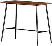 Artiss Bar Table Industrial Dining Desk High Wood Kitchen Shelf Wooden Cafe Pub