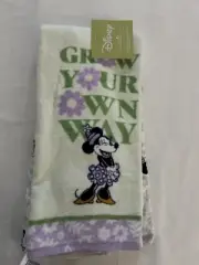 2 Disney Minnie Mouse Kitchen Towels “Grow Your Own Way!” 15” X 26” NEW
