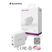 BLACKTECH 2C1A 120W PD QC Adapter With Smart IC - White