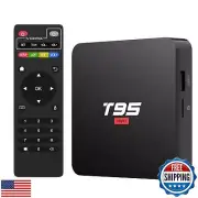 Android TV Box 10.0, T95 Super Android TV Box 2GB RAM 16GB ROM Quad-Core Medi
