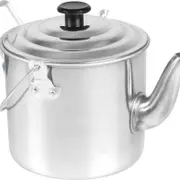 Wildtrak 1800ml Aluminium Billy Teapot Water Boiler - Silver