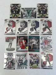 Tom Brady 15 Card Football Lot Insert, Parallel Prizm Cards Patriots