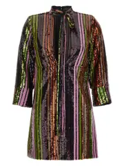 [Dsquared2] Dsquared2-Disco Queen Gonne Multicolor-Donna 38IT Multicolor