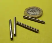 18-8 Stainless Steel, Slotted Roll Spring Pin, 3/32" Dia x 1.00" Length, 200 pcs