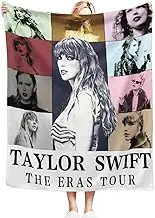 Taylor Throw Blanket for Bedroom Sofa, Swift Soft Warm Throw Blanket Party Decorations for All Seasons 150×130cm