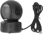 Desktop Barcode Scanner, USB Wired Omnidirectional 1D 2D QR Barcode Reader, Auto Sensing for Retail Warehouse