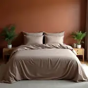 Royal Comfort Bamboo Blended Sheet & Pillowcases Set 1000TC Ultra Soft Bedding Warm Grey (Double, Queen, King)