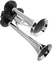 ULTECHNOVO Loud Truck Air Horn Kit Durable Tube Train Horn for Cars Motorcycles Easy Installation Sound for Enhanced Safety Compatible Accessories