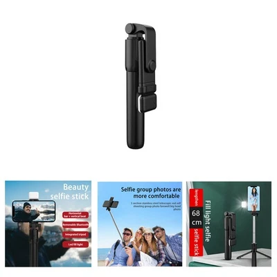 CellPhone Bluetooth Selfie Stick Tripod Rotating 360° Remote With Charging Line