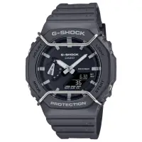 在飛比找momo購物網優惠-【CASIO 卡西歐】G-SHOCK 啞光金屬雙顯手錶 畢業