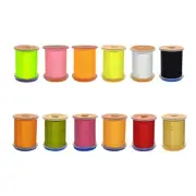 Fly Tying Thread, Fluorescent Fly Tying Material Accessories, Silky Yarn 70