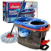 Vileda EasyWring Rinse Clean Spin Mop & Bucket Advanced Cleaning System - Separate Clean & Dirty Water