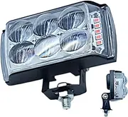 Motorcycle Driving Lights | LED Driving Lights Motorcycle | 2000-Lumen 6 LED Powerful Lamp for Motorbike Street Night Touring for Visibility and Safety