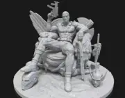 Deadpool Resin Sculpture Statue Model Kit size choices! Unpainted/Unassembled