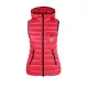 【MONCLER】女款 品牌LOGO 桃紅色連帽羽絨背心(0號USA-XS、1號USA-S)