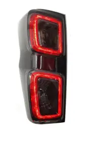 TAIL LIGHT REAR BACK LAMP (TINTED, BULBS + LED) for ISUZU D-MAX DMAX 2019 - LEFT