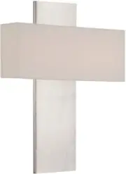 WAC Lighting WS-12517-PN Chicago Single Light 17-1/4" High LED Wall Light New!