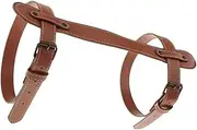 Gogogmee Yoga Mat Strap Leather Harness Yoga Carrying Strap Outdoor Yoga Mat Yoga Mat Carrying Sling Stretching Strap Yoga Cushion Quilt Strap Outdoor Luggage Strap Camping Tools Lace up