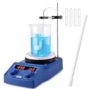 280℃/536°F 5 inch Digital Hotplate Magnetic Stirrer Hot Plate Ceramic Coated ...