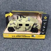 U.S. Army Light And Sound Humvee 1:16 Scale Battery Car Toy Sounds Lights Up