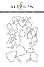 Altenew Pen Sketched Silhouette Die Set