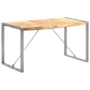 vidaXL Dining Table 140x70x75 cm Solid Wood Mango