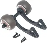 Wheelie Bar Tail Wheel Compatible with JLB Racing Cheetah 1/10 Parts 11101 21101 Truggy J3 Speed Truck RC Car Accessories Plastic Upgrade Replace EB1007(Black)