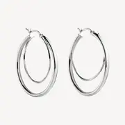 Whirlpool Hoop Earring