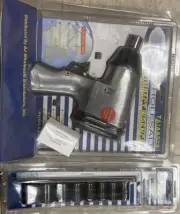 1/2" AIR IMPACT WRENCH KIT W/ SOCKETS SAE Automotive Compressor Tools