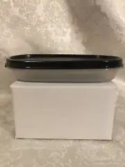 Rare Tupperware Modular Mates Oval 1/2 Container 1873, 200 ML, .85 Cups Black