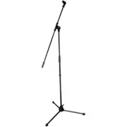 Pyle Foldable Tripod Microphone Stand - Universal Mic Mount and Height Adjustabl