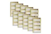 10pc Spirax 553 Cash Receipt Book Carbonless Writing Listing Stationery 80-Pages