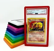 The Hobby Lair Bumper Guard for PSA Graded Cards ONLY | Shield Your Slabs! | Ultimate Edge Protector Bumper [Red]