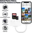 SD Card Reader USB Camera Adapter for iPhone 14 + Pro, Support Newest iOS 16 15+