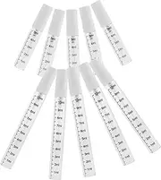 Travel Size Mist Spray Bottles 10pcs Empty Bottles with Graduated Scale 5ml/10ml Mini Containers Portable Refills